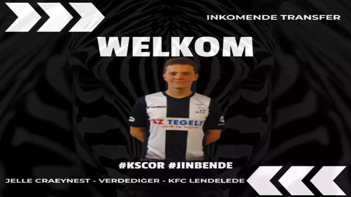 Inkomende transfer - Jelle Craeynest