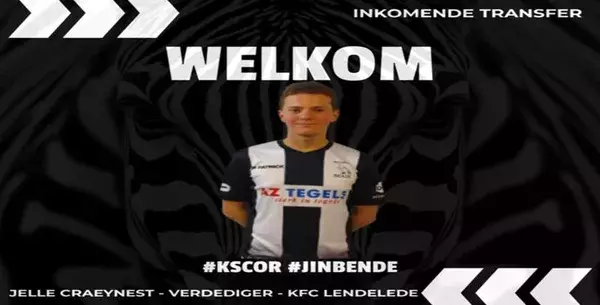 Inkomende transfer - Jelle Craeynest